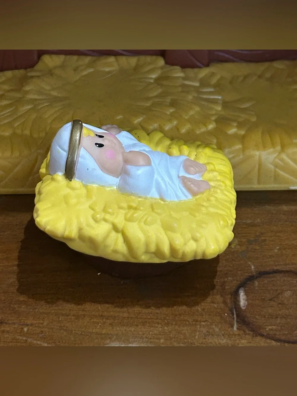 Fisher Price Little People Christmas Nativity Stable W/baby Jesus 2002